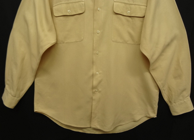 画像: 90'S RALPH LAUREN "BENFORD" シルク/コットン 長袖シャツ ベージュ (VINTAGE)