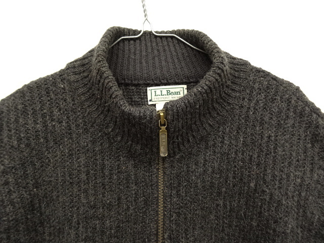 お得豊富な 中古 L.L.BEAN ドライバーズニット ジップニット