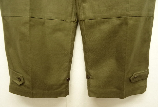 画像: 50'S フランス軍 M47 フィールドパンツ 前期型 KHAKI サイズ25 (DEADSTOCK)