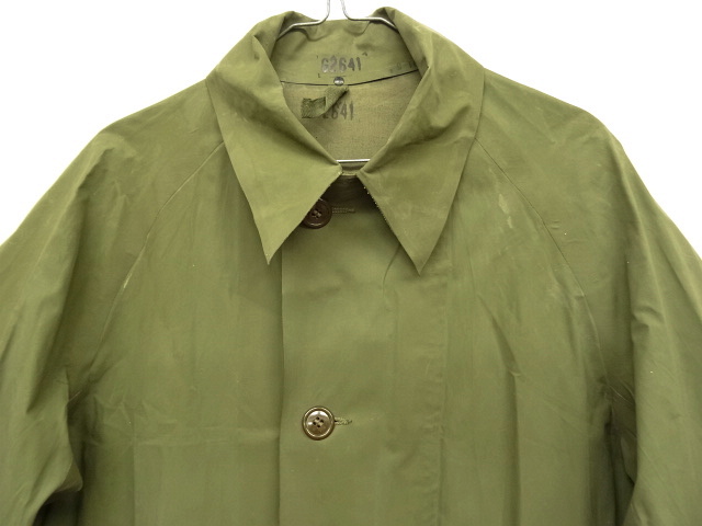 画像: 50'S アメリカ軍 US ARMY シンセティックラバーコート M-R (VINTAGE)