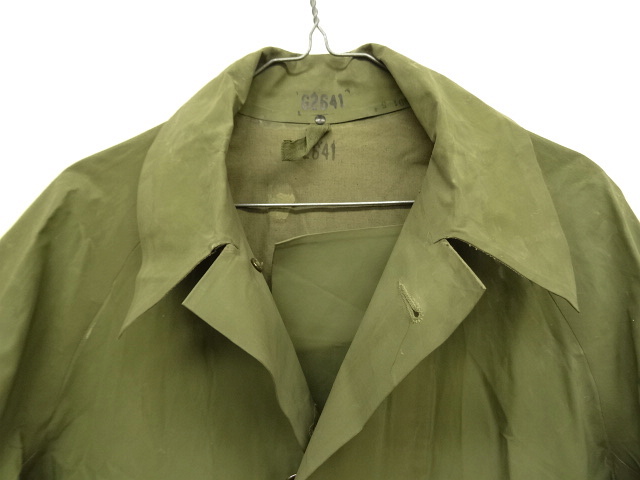 画像: 50'S アメリカ軍 US ARMY シンセティックラバーコート M-R (VINTAGE)