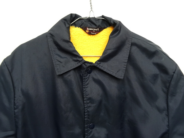 画像: 60'S TOWNCRAFT 三角タグ 裏ボア付き コーチジャケット NAVY (VINTAGE)