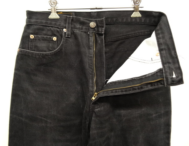 画像: 90'S EURO LEVIS 881 デニム BLACK ハンガリー製 W34L32 (VINTAGE)