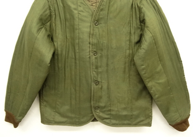 画像: 70'S チェコ軍 M60 Vネック ライナージャケット OLIVE (DEADSTOCK)