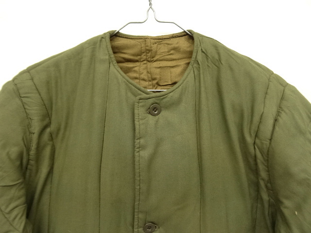 画像: 60'S チェコ軍 M60 クルーネック ライナージャケット OLIVE (DEADSTOCK)