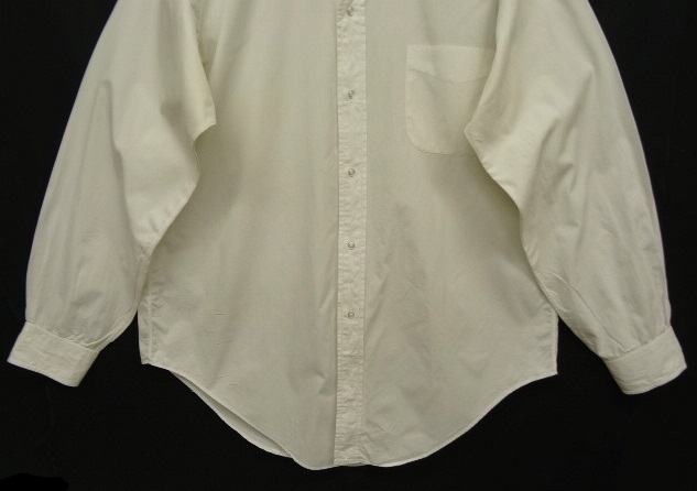 画像: 70'S BROOKS BROTHERS "6ボタン" ポプリン BDシャツ ホワイト USA製 (VINTAGE)