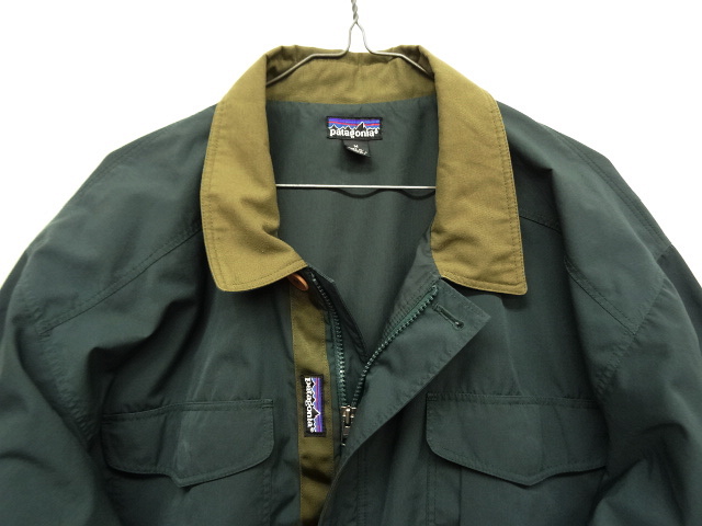 画像: 90'S PATAGONIA 旧タグ 4ポケット ナイロンカバーオール DK GREEN (VINTAGE)