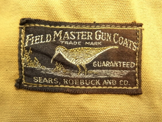 画像: 30'S SEARS "FIELD MASTER GUN COATS" 襟コーデュロイ ハンティングジャケット (VINTAGE)