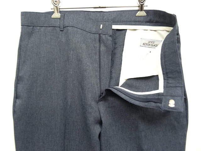 画像: 90'S LEVIS "ACTION SLACKS" スラックス ブルーヘザー (VINTAGE)