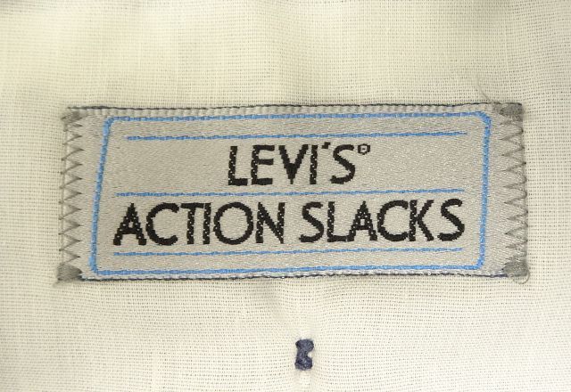 画像: 80'S~90'S LEVIS "ACTION SLACKS" スラックス ライトブラウン (VINTAGE)
