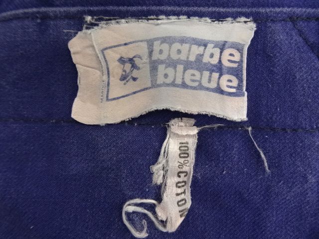 画像: 50'S BARBE BLEUE フレンチワーク ワークジャケット カバーオール フランス製 (VINTAGE)