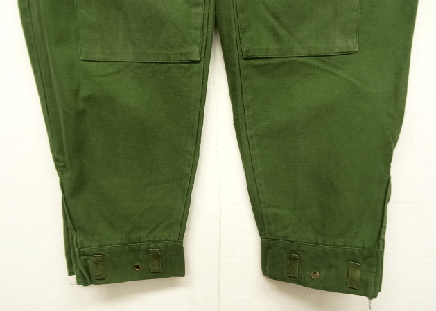 画像: 60'S スウェーデン軍 M59 前期 カーゴパンツ OLIVE (VINTAGE)