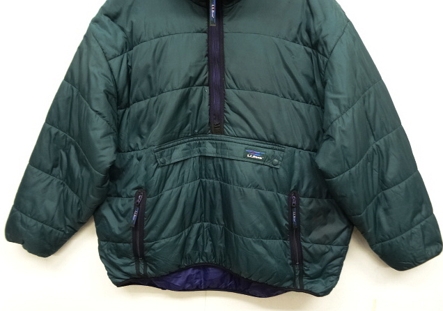 画像: 90'S LL Bean プリマロフト ハーフジップ フード付きジャケット USA製 (VINTAGE)