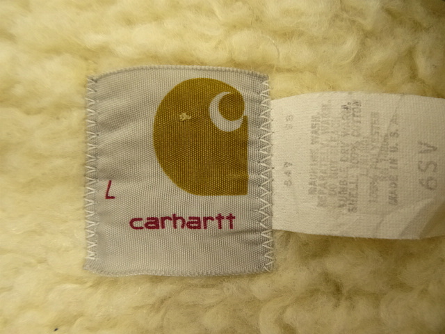 画像: 70'S CARHARTT プリントタグ 裏ボア入り ダックベスト USA製 (VINTAGE)