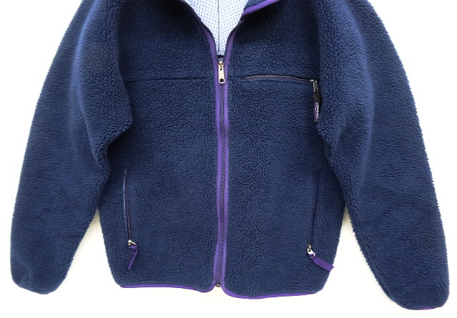 画像: 90'S PATAGONIA 旧タグ ベビーレトロカーディガン ネイビー USA製 (VINTAGE)