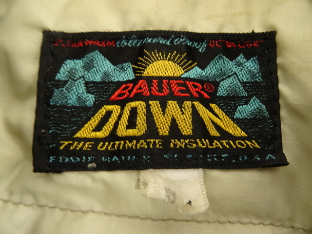 画像: 60'S EDDIE BAUER "BAUER DOWN"  日の出タグ ダウン入り ハンティングジャケット (VINTAGE)