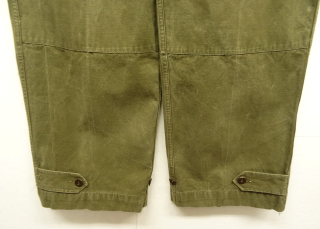 画像: 50'S フランス軍 M47 フィールドパンツ 前期型 KHAKI サイズ33 (VINTAGE)