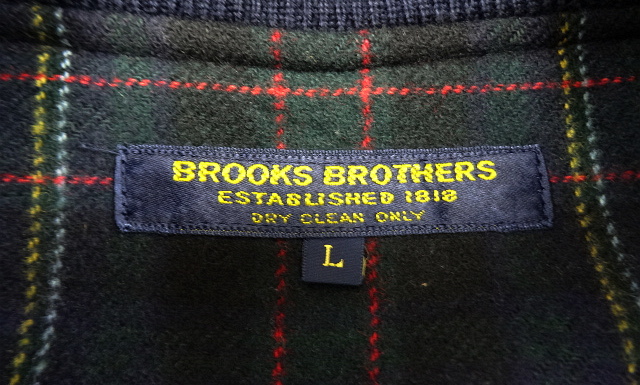 画像: 80'S BROOKS BROTHERS 裏地ウール A-1 フライトジャケット NAVY (VINTAGE)