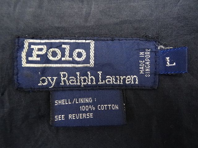 画像: 90'S RALPH LAUREN デッキパーカー riri製ダブルジップ NAVY (VINTAGE)