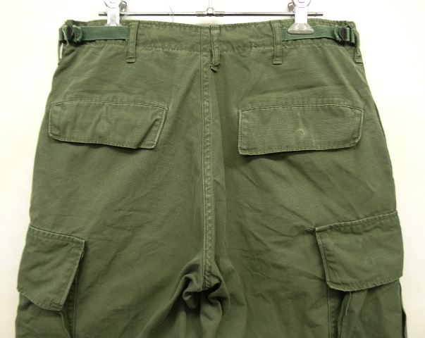 画像: 60'S アメリカ軍 US ARMY "JUNGLE FATIGUE" カーゴパンツ S-SHORT (VINTAGE)