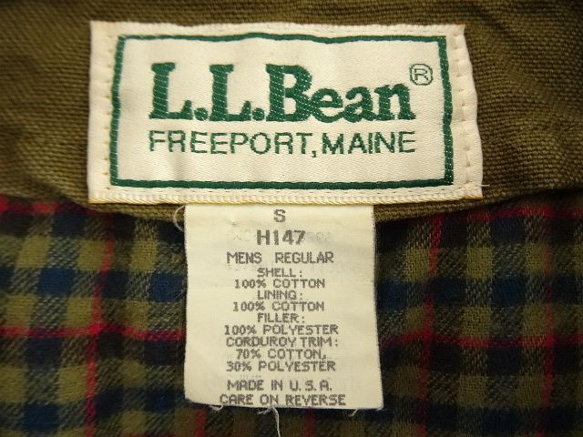 画像: 80'S LL Bean プリマロフトライナー付き カバーオール USA製 (VINTAGE)