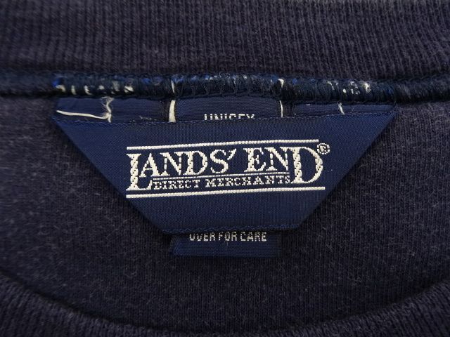 画像: 90'S LAND'S END 三角タグ クルーネック スウェットシャツ USA製 (VINTAGE)