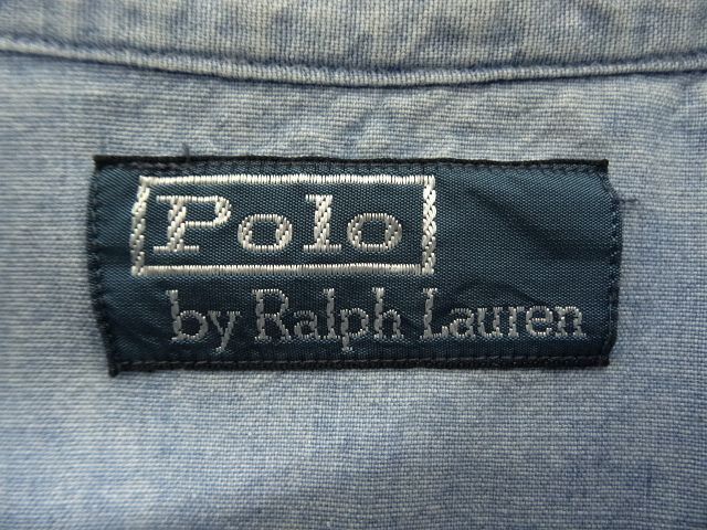 画像: 00'S RALPH LAUREN "WILD WEST SHOW" バックプリント シャンブレーシャツ (VINTAGE)