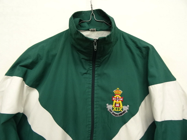 画像: イギリス軍 裏地付き トレーニングジャケット GREEN/WHITE (VINTAGE)