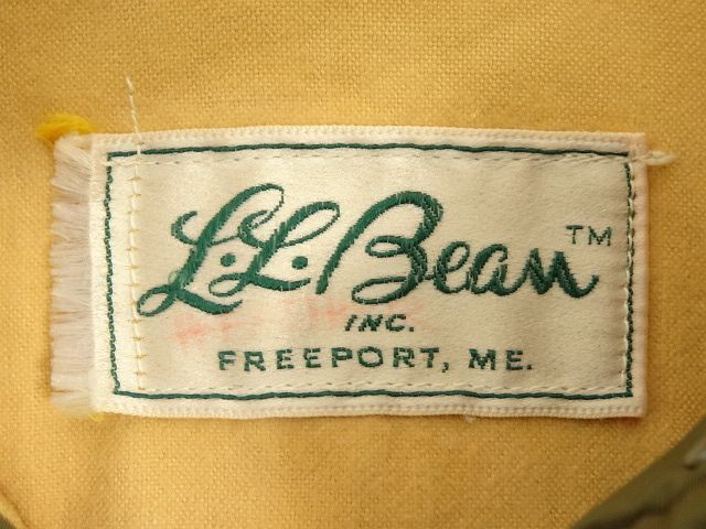 画像: 70'S LL Bean 筆記体タグ チンスト付き ナイロン コーチジャケット (VINTAGE)