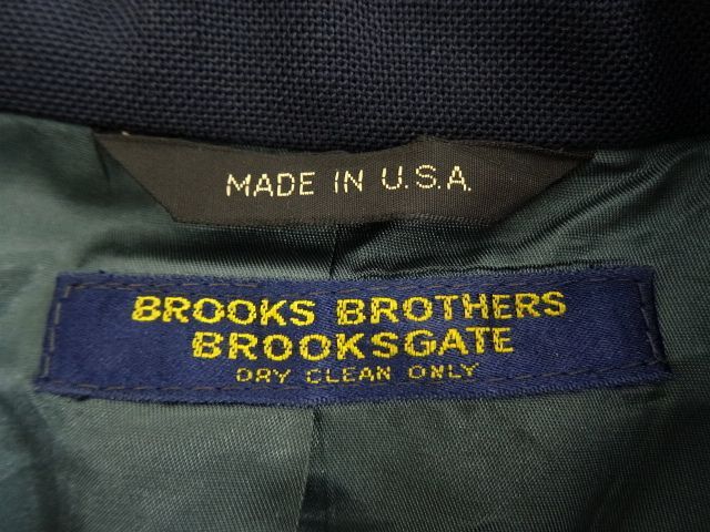 画像: 80'S BROOKS BROTHERS "BROOKSGATE" 段返り3ボタン ブレザー USA製 (VINTAGE)