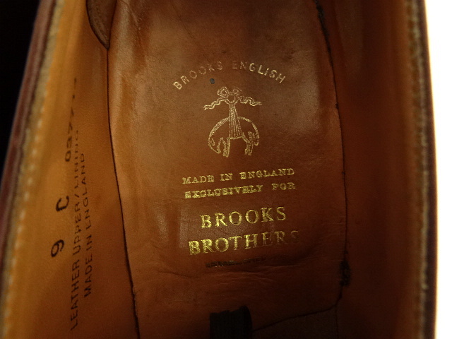 画像: 90'S BROOKS BROTHERS "BROOKS ENGLISH" パンチドキャップトゥシューズ イングランド製 (VINTAGE)