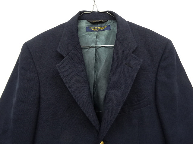 画像: 80'S BROOKS BROTHERS "BROOKSGATE" 段返り3ボタン ブレザー USA製 (VINTAGE)