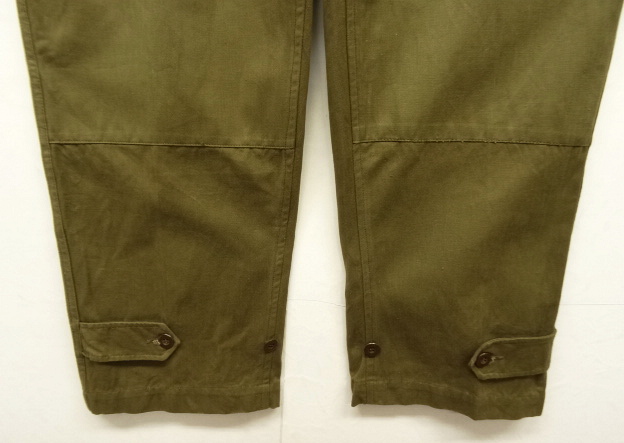 画像: 50'S フランス軍 M47 HBT フィールドパンツ 後期型 KHAKI サイズ23 (VINTAGE)