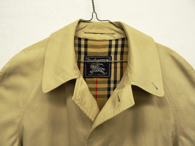 画像: 80'S BURBERRYS "COTTON100%" バルマカーンコート BEIGE イングランド製 (VINTAGE)