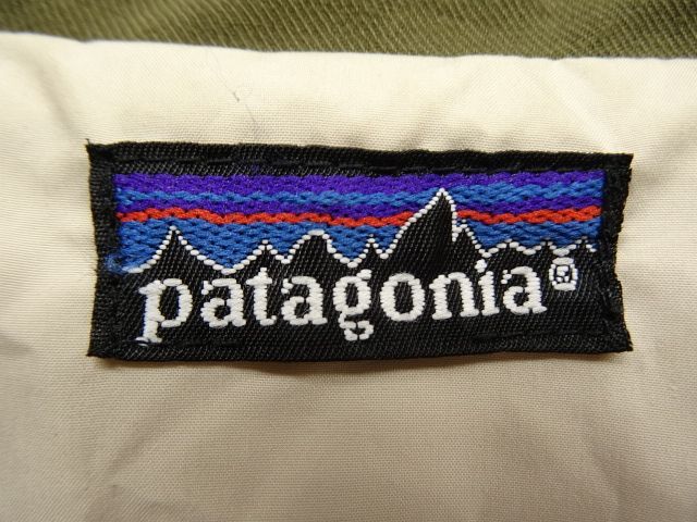 画像: 90'S PATAGONIA 旧タグ 4ポケット ナイロンカバーオール オフホワイト/オリーブ (VINTAGE)
