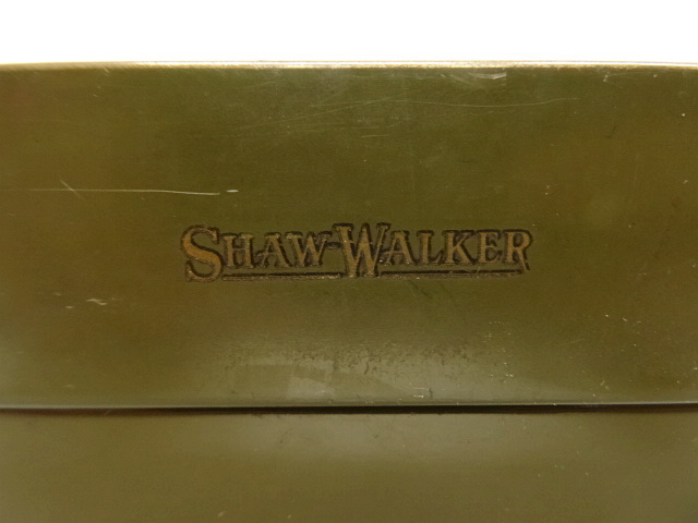 画像: SHAW-WALKER スチールボックス オリーブ (VINTAGE)