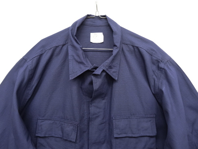 画像: アメリカ軍 リップストップコットン BDUジャケット NAVY (DEADSTOCK)