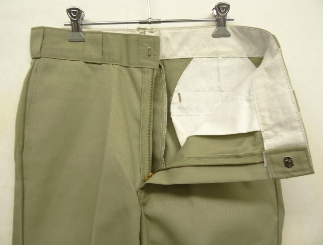 画像: 80'S DICKIES 874 ワークパンツ 42TALONジップ USA製 (DEADSTOCK)