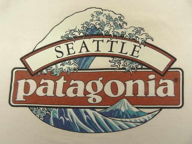 画像: 90'S PATAGONIA SEATTLEストア限定 北斎波プリント 半袖Tシャツ USA製 (VINTAGE)