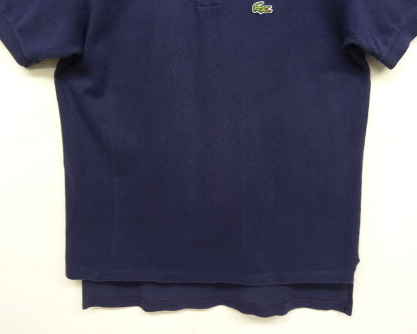 画像: 80'S IZOD LACOSTE ポロシャツ ネイビー USA製 (VINTAGE)