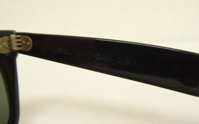 画像: 80'S B&L ボシュロム製 RAY-BAN "WAYFARER" サングラス ブラック USA製 (VINTAGE)