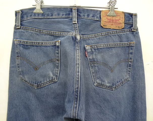 画像: 90'S LEVIS 501 デニム UK製 W34L30 (VINTAGE)