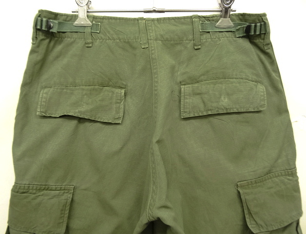 画像: 60'S アメリカ軍 US ARMY "JUNGLE FATIGUE" カーゴパンツ S-SHORT (VINTAGE)