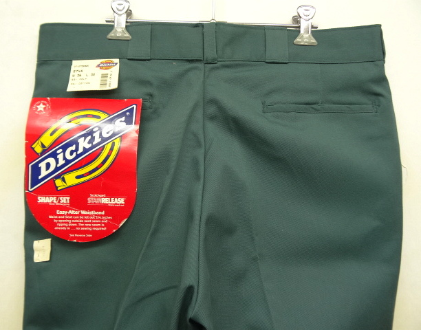 画像: 80'S DICKIES 874 ワークパンツ フラッシャー付き W36L30 USA製 (DEADSTOCK)