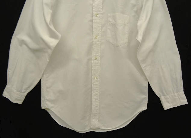 画像: 60'S DIPLOMAT SHIRTMAKERS "6ボタン" 3点留めボタンダウンシャツ ホワイト USA製 (VINTAGE)