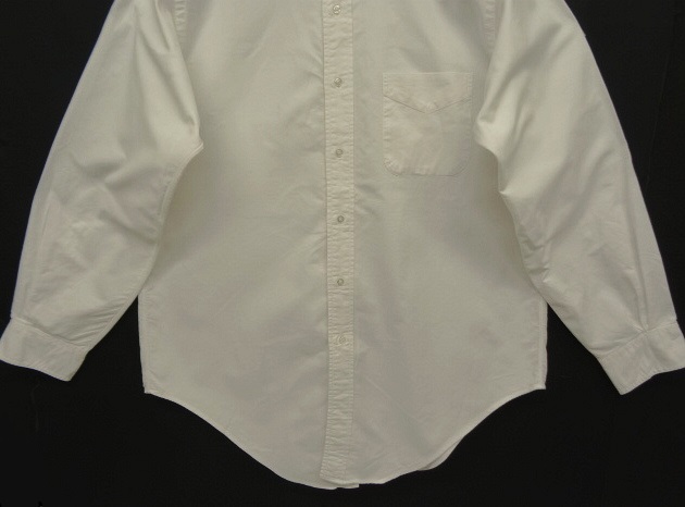 画像: 80'S BROOKS BROTHERS オックスフォード BDシャツ ホワイト USA製 (VINTAGE)