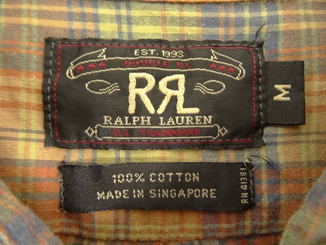 nina de coito 埼玉県 志木 通販 90S ヴィンテージ RRL ダブルアール