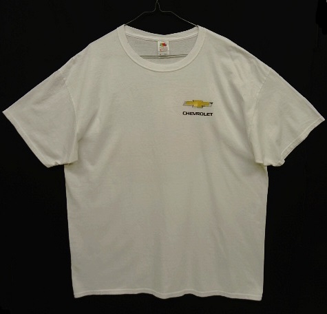 画像1: CHEVROLET "CAMARO" 両面プリント 半袖Tシャツ WHITE (USED)