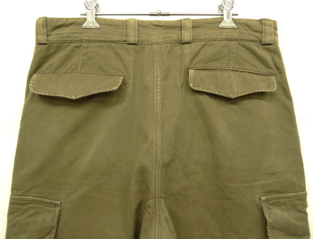 画像: 50'S フランス軍 M47 HBT フィールドパンツ 後期型 KHAKI サイズ33 (VINTAGE)