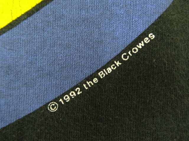 画像: 90'S THE BLACK CROWES シングルステッチ 半袖 Tシャツ ブラック USA製 (VINTAGE)